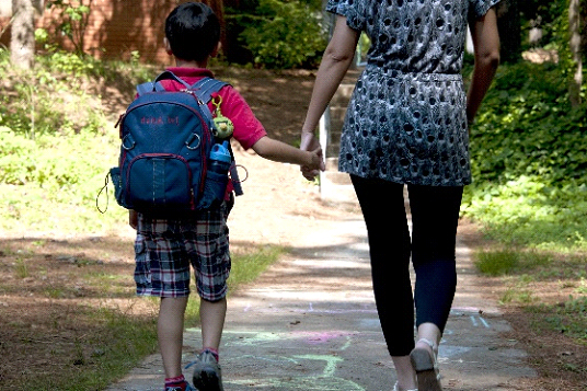 Walking Trail people